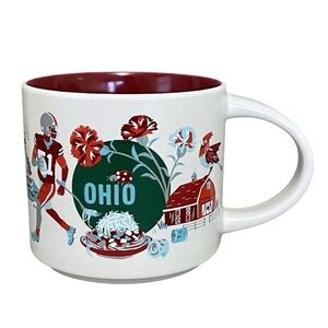 Starbucks Discovery Series 2024 OHIO 2oz Christmas ornament Espresso Mug Ceramic
